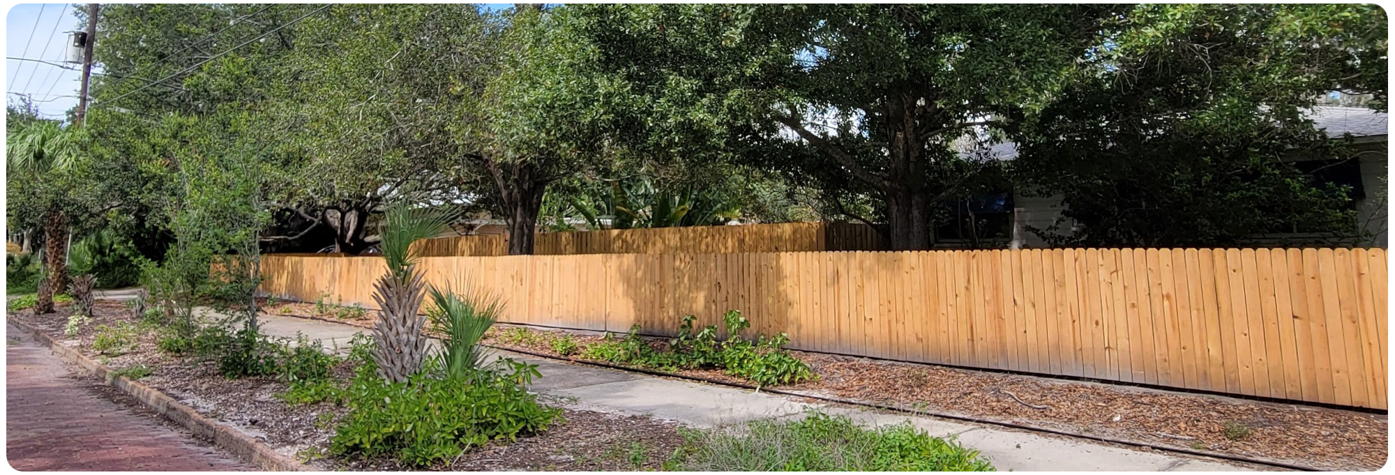 Custom Wood Fence Design