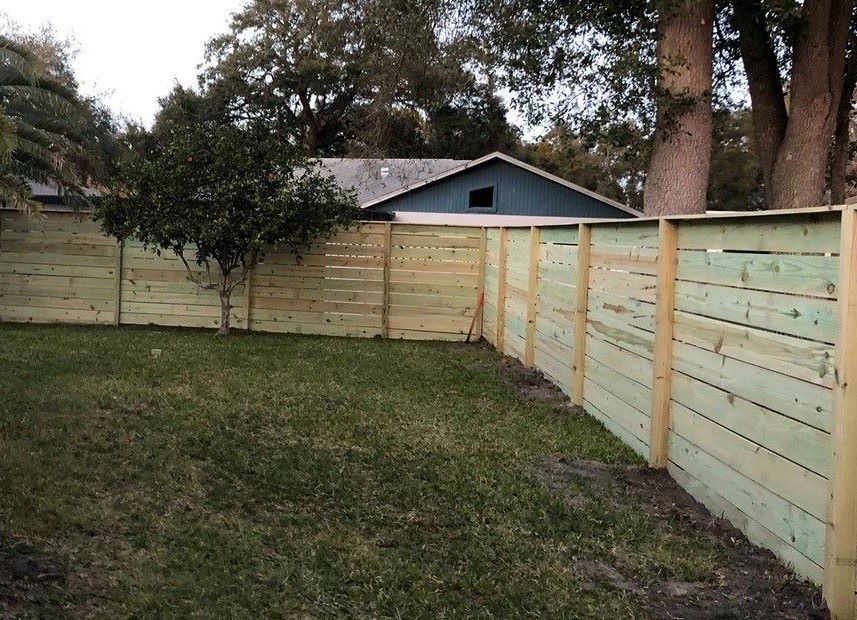 Custom Wood Fence Design